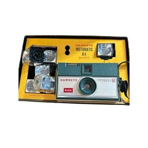 Vintage Kodak Hawkeye Instamatic R4 A74R Film Color camera Orig Box‎ UNTESTED